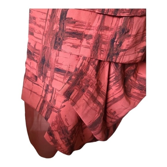 Nwot Vera Wang lavander label Silk Bottom Ruched Sleeveless Dresss 10 - Picture 4 of 9